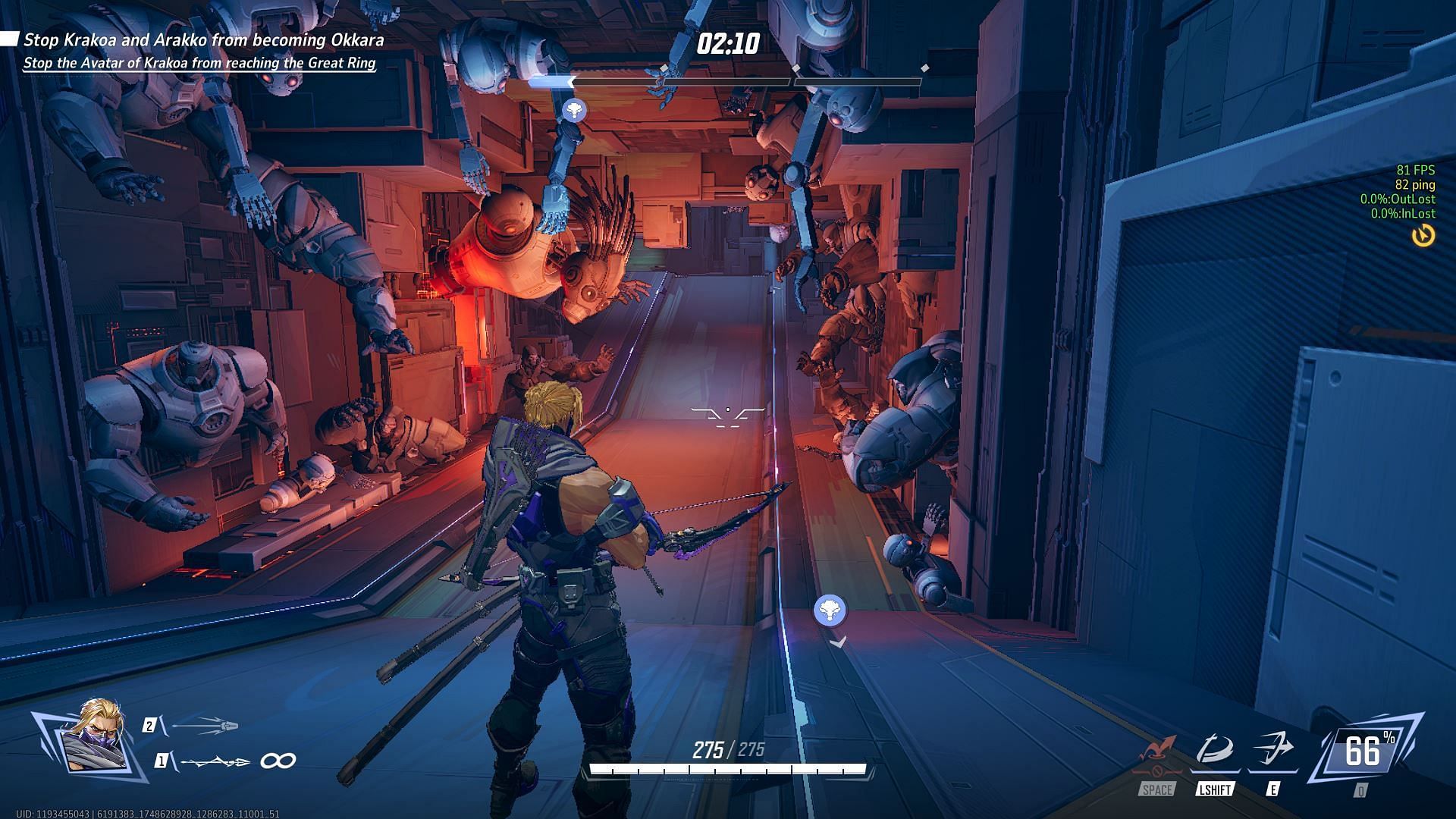 The Robot Wailing Wall in the Arakko map (Image via Sportskeeda Gaming || NetEase Games)